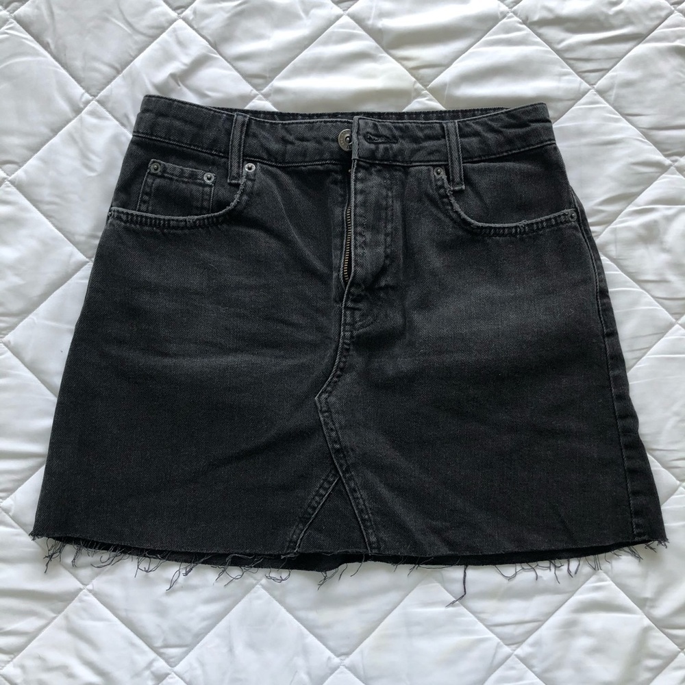 Urban Outfitters black denim skirt